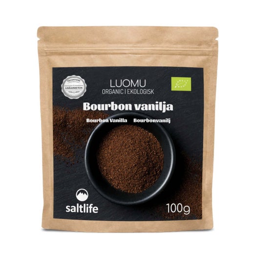 Luomu Bourbon vanilja 100g